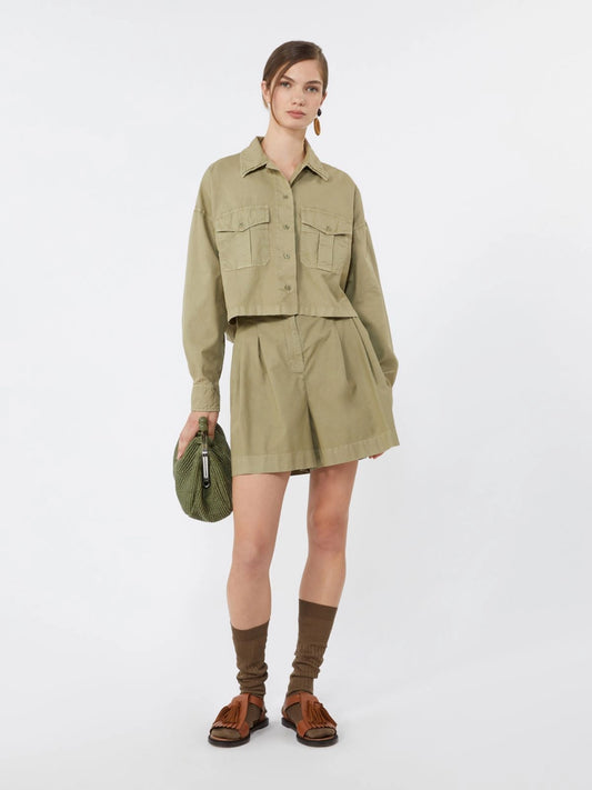 WEEKEND MAX MARA BERMUDA ARMONIA OLIVA