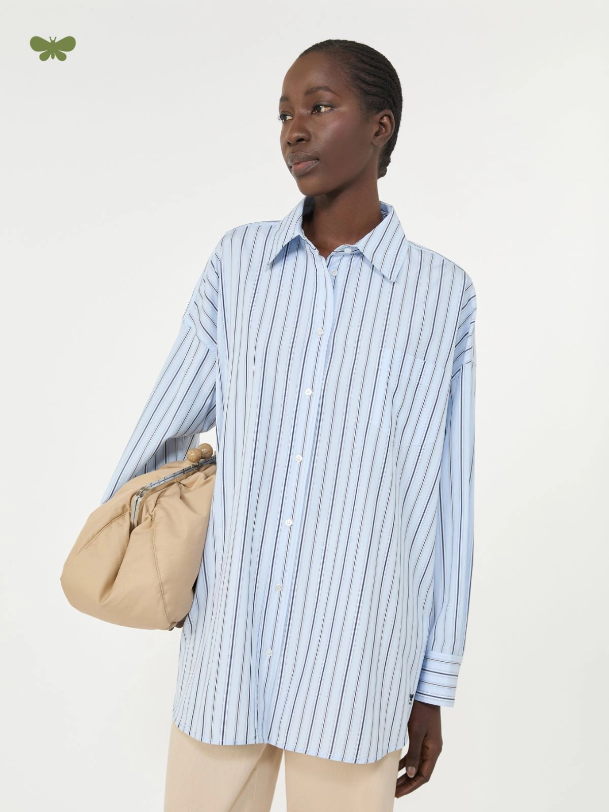 WEEKEND MAX MARA CAMICIA AMOUR RIGHE