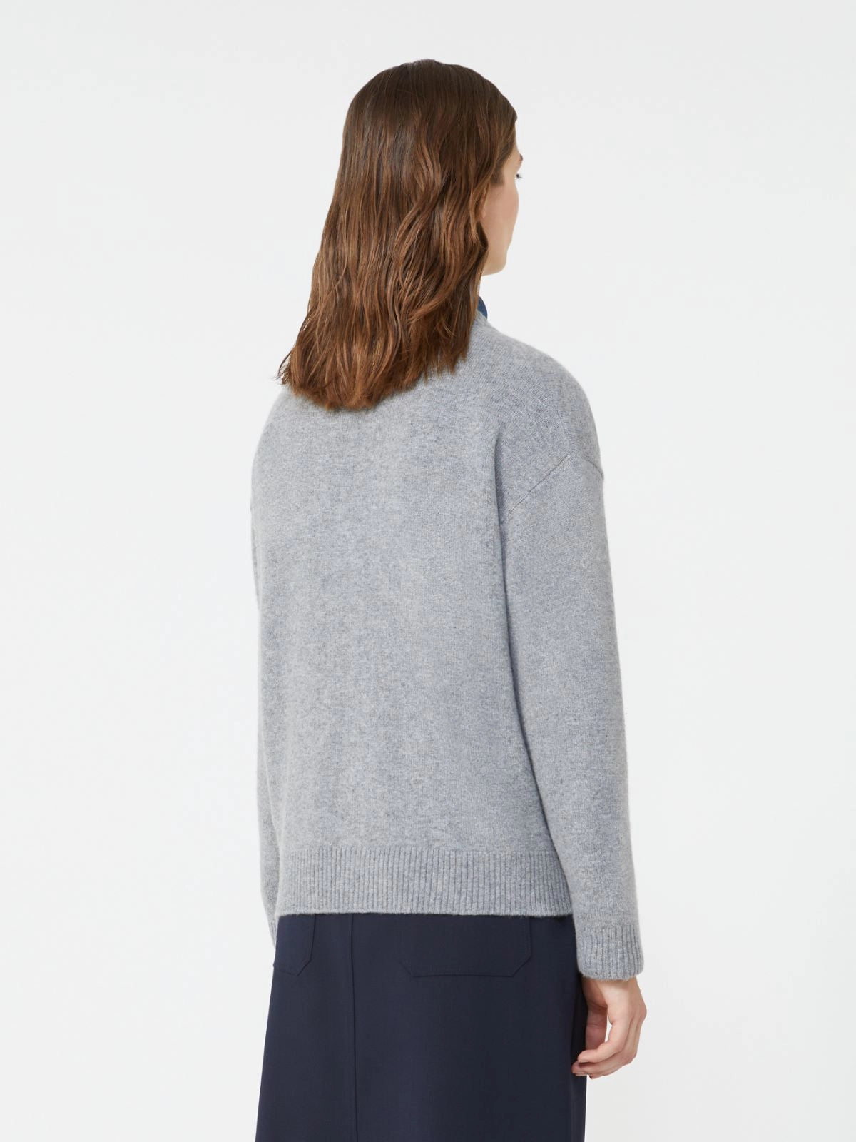 WEEKEEND MAX MARA CARDIGAN OMBRA GRIGIO
