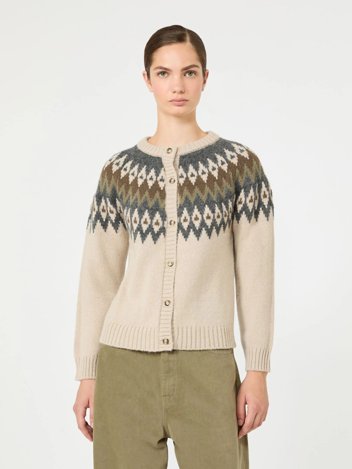 WEEKEND MAX MARA MAGLIONE TARGA DIS.SPRONE