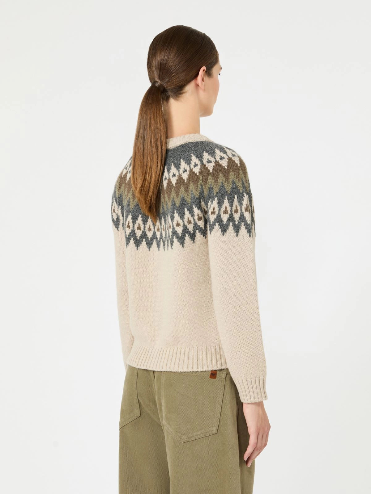 WEEKEND MAX MARA MAGLIONE TARGA DIS.SPRONE