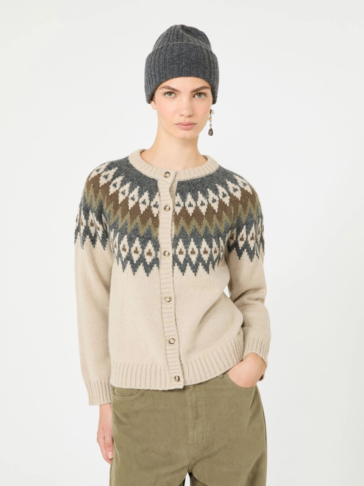 WEEKEND MAX MARA MAGLIONE TARGA DIS.SPRONE