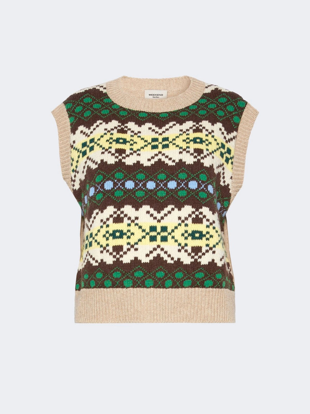 WEEKEND MAX MARA GILET SAVANA DIS. MACRO