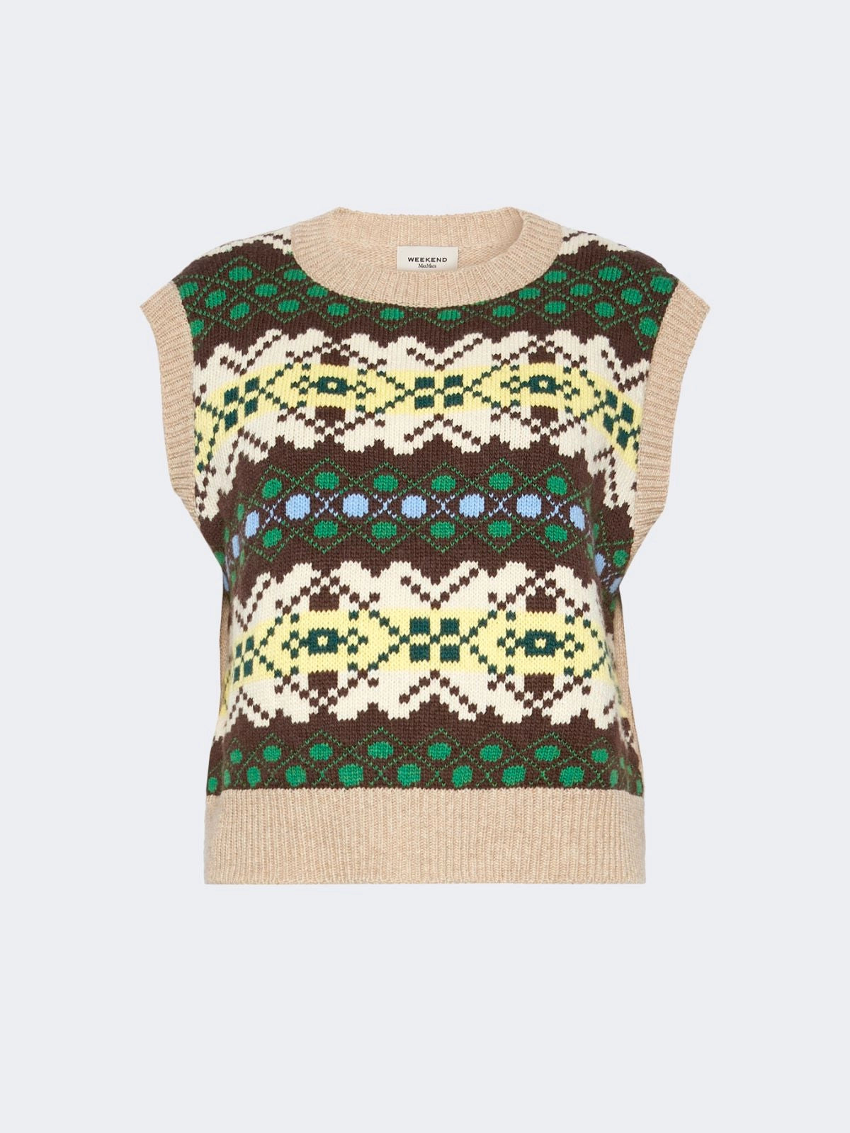 WEEKEND MAX MARA GILET SAVANA DIS. MACRO