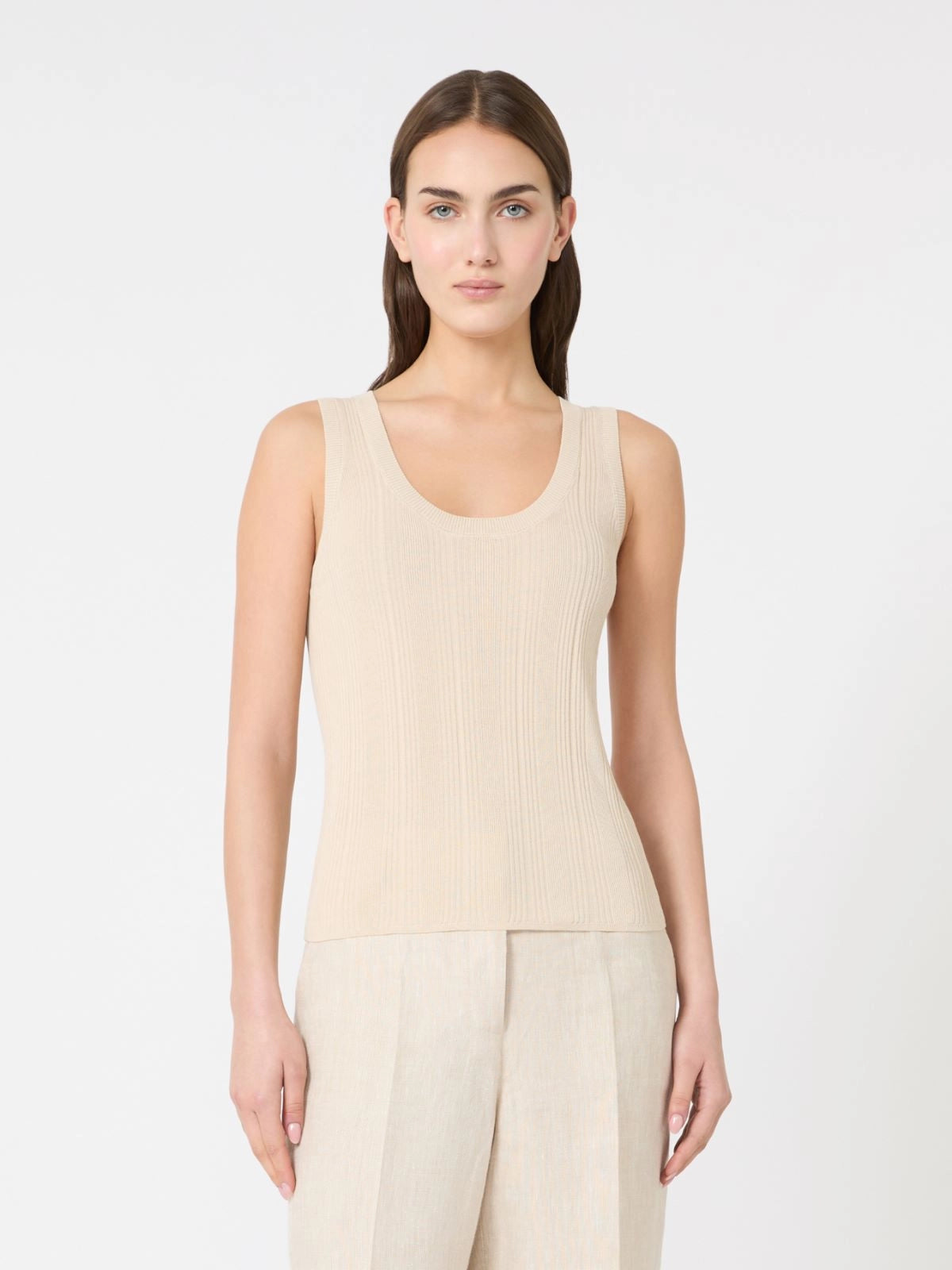 WEEKEND MAX MARA CANOTTA "COSE" INTONACO