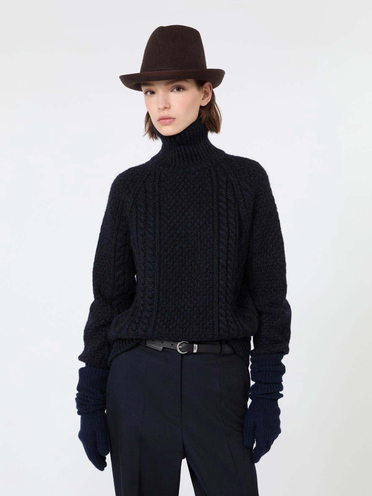 WEEKEND MAX MARA MAGLIONE SARONG BLU