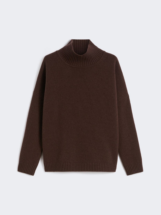 WEEKEND MAX MARA MAGLIONE BORGIA CIOCCOLATO