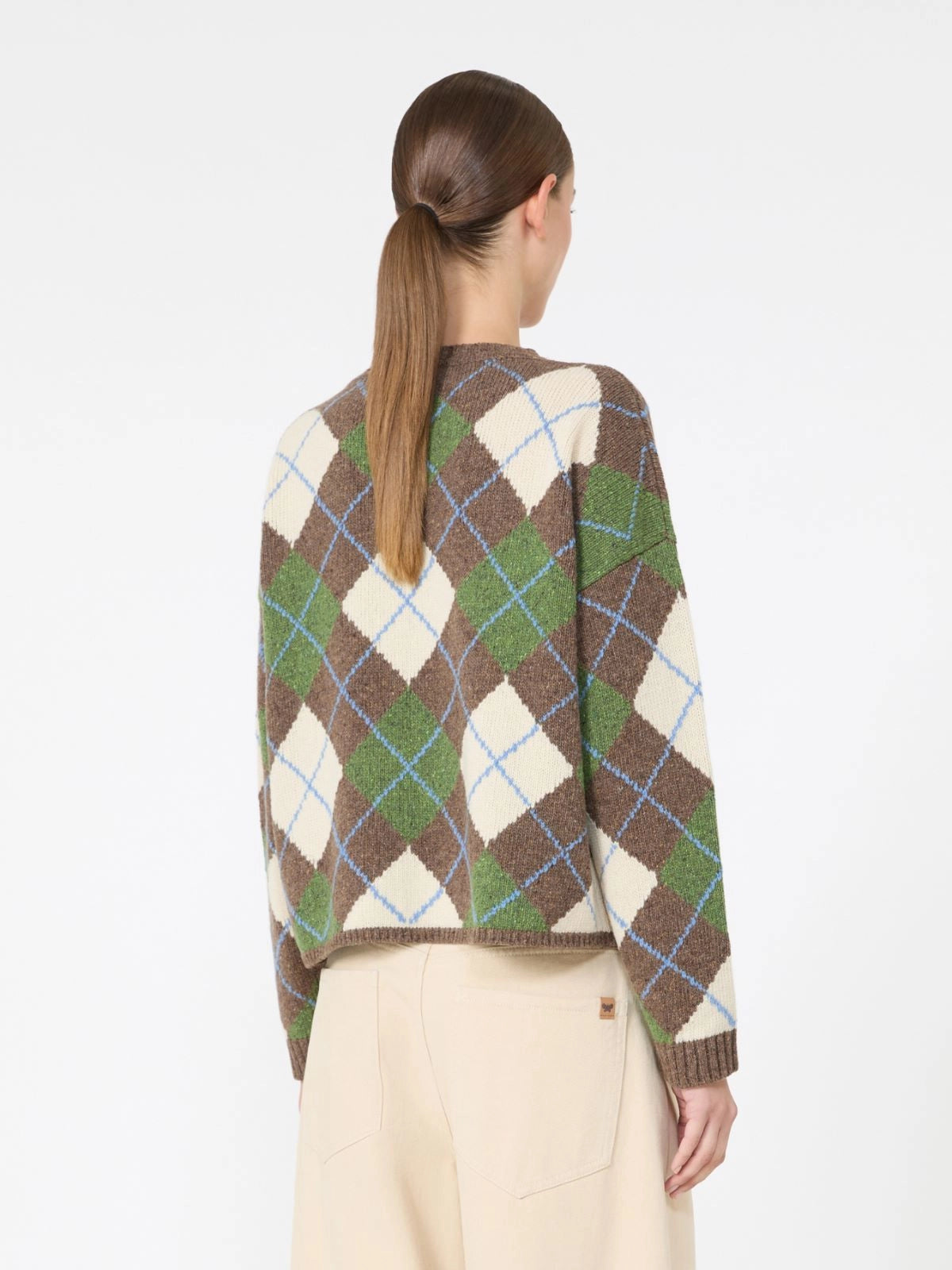 WEEKEND MAX MARA MAGLIONE VASAIO MARRON GLACE'