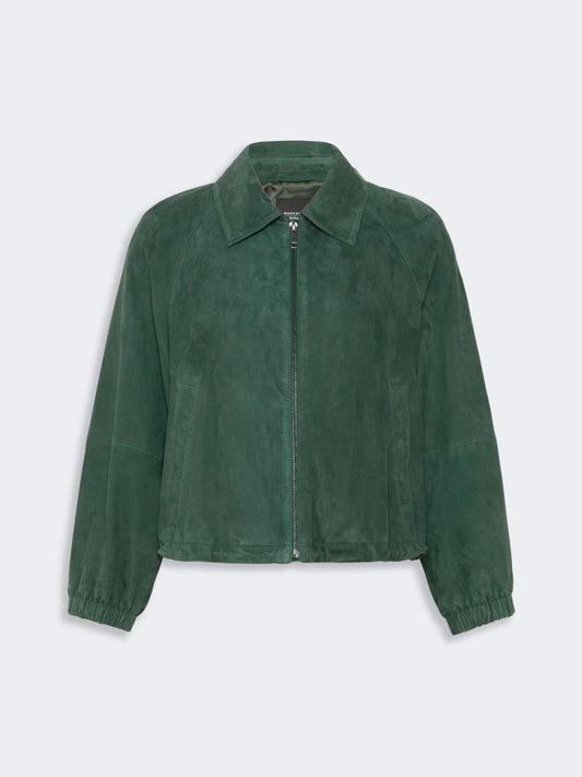 WEEKEND MAX MARA GIUBBINO ZUPPA  SUEDE VERDE