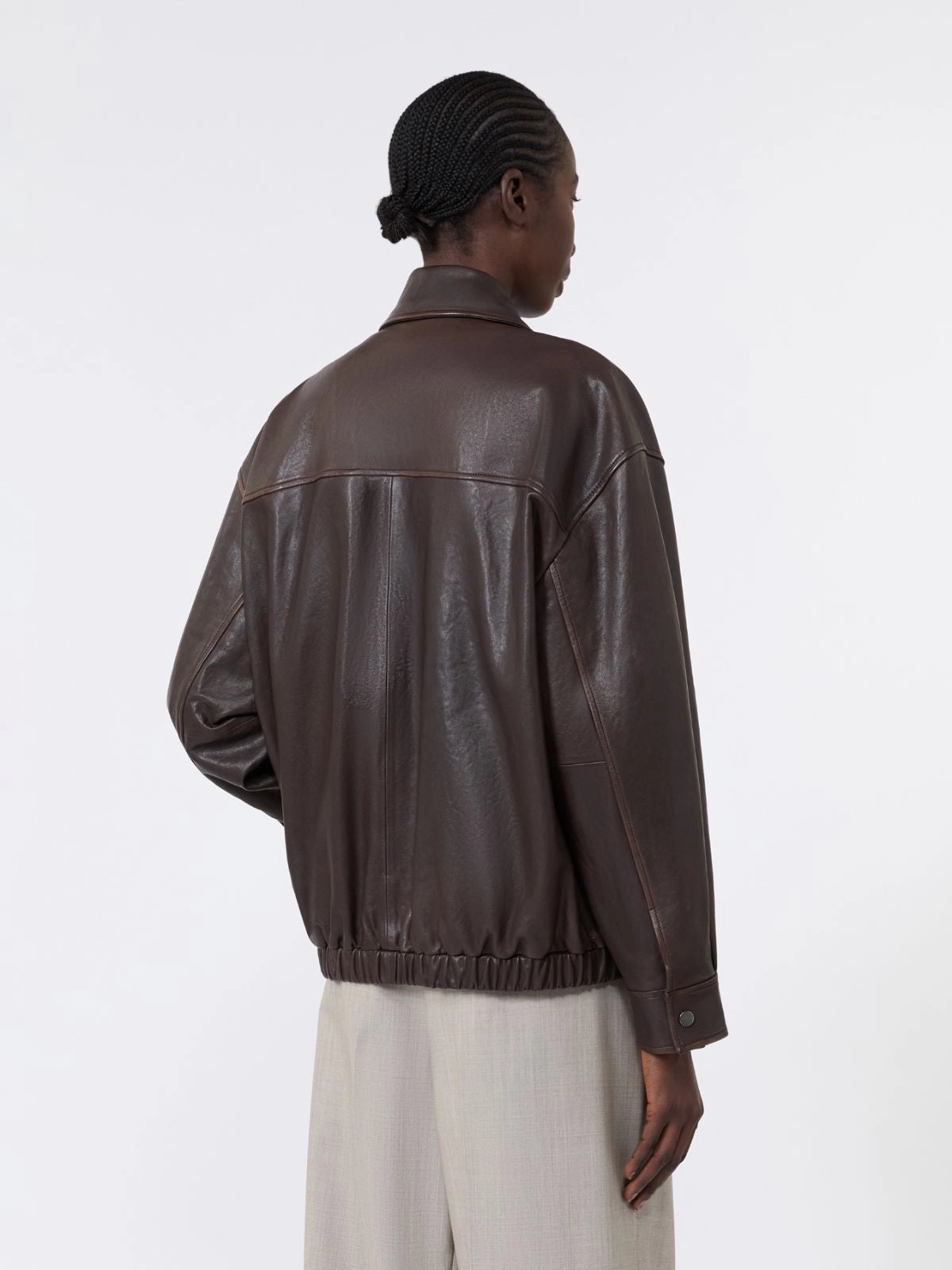 WEEKEND MAX MARA GIUBBINO  "COSE" TESTA MORO