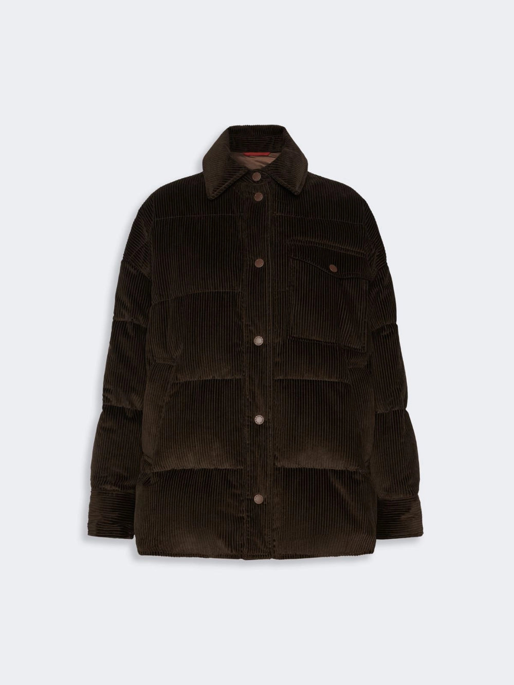 WEEKEND MAX MARA PIUMINO CORTO VELLUTO BROWN