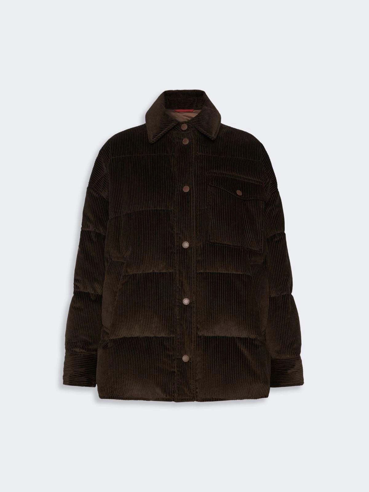 WEEKEND MAX MARA PIUMINO CORTO VELLUTO BROWN