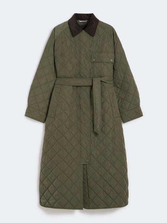 WEEKEND MAX MARA CAPPOTTO IMBOTTITO COCCOLE KAKI