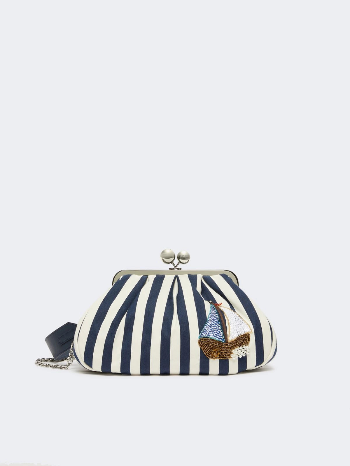 WEEKEND MAX MARA BORSA GERUSIA RIGHE BLU