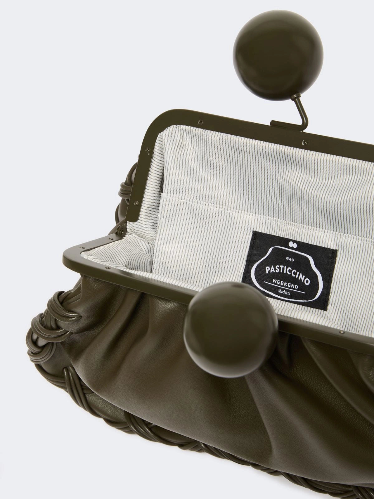 WEEKEND MAX MARA BORSA PASTICCINO LECITO VERDE