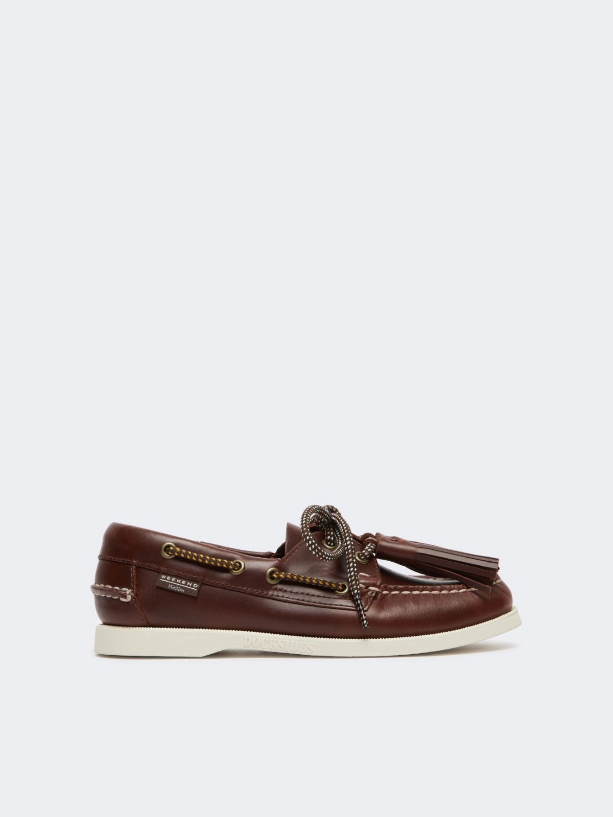 WEEKEND MAX MARA MOCASSINO DOCKSIDE2 MARRONE