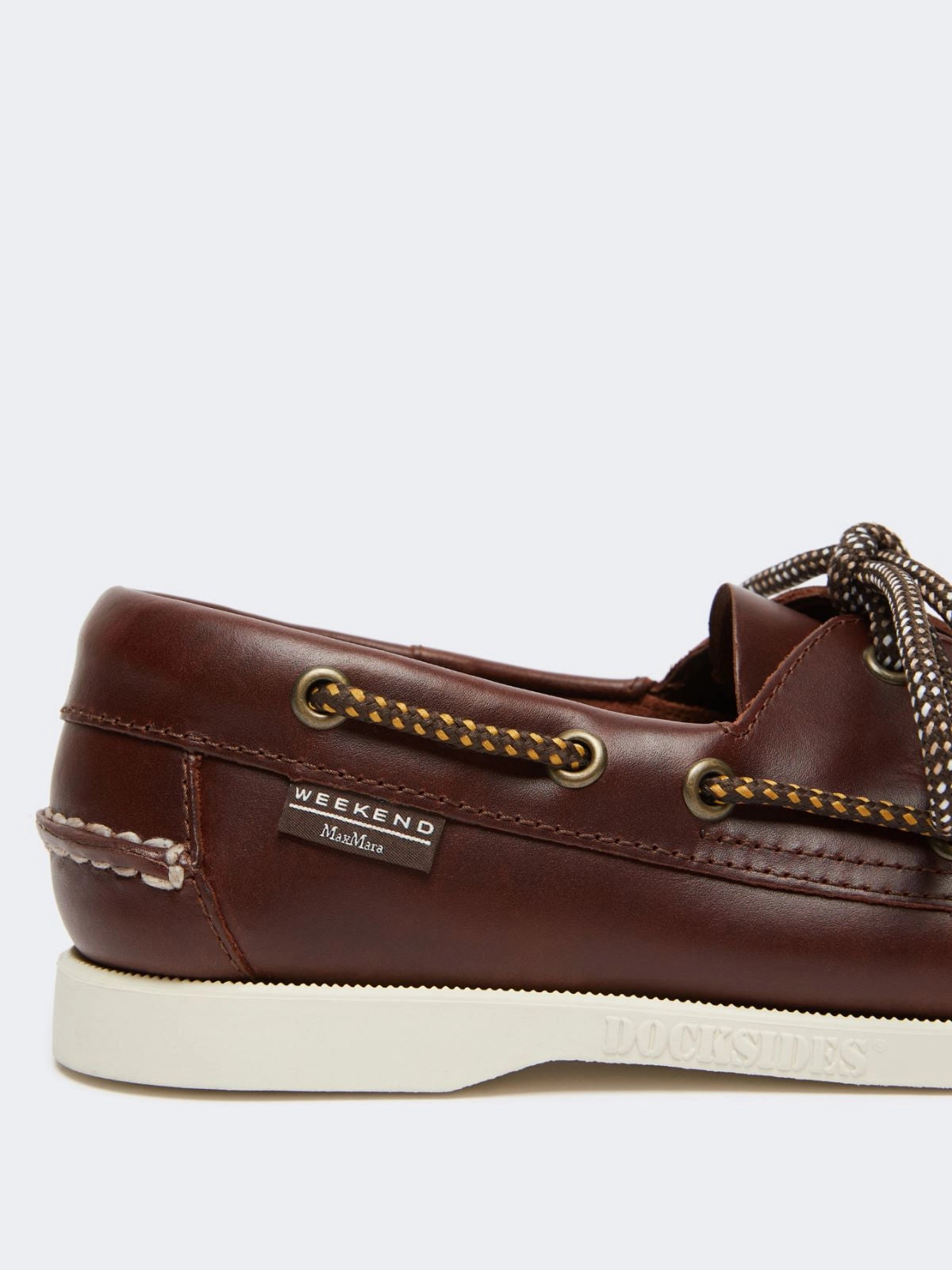 WEEKEND MAX MARA MOCASSINO DOCKSIDE2 MARRONE