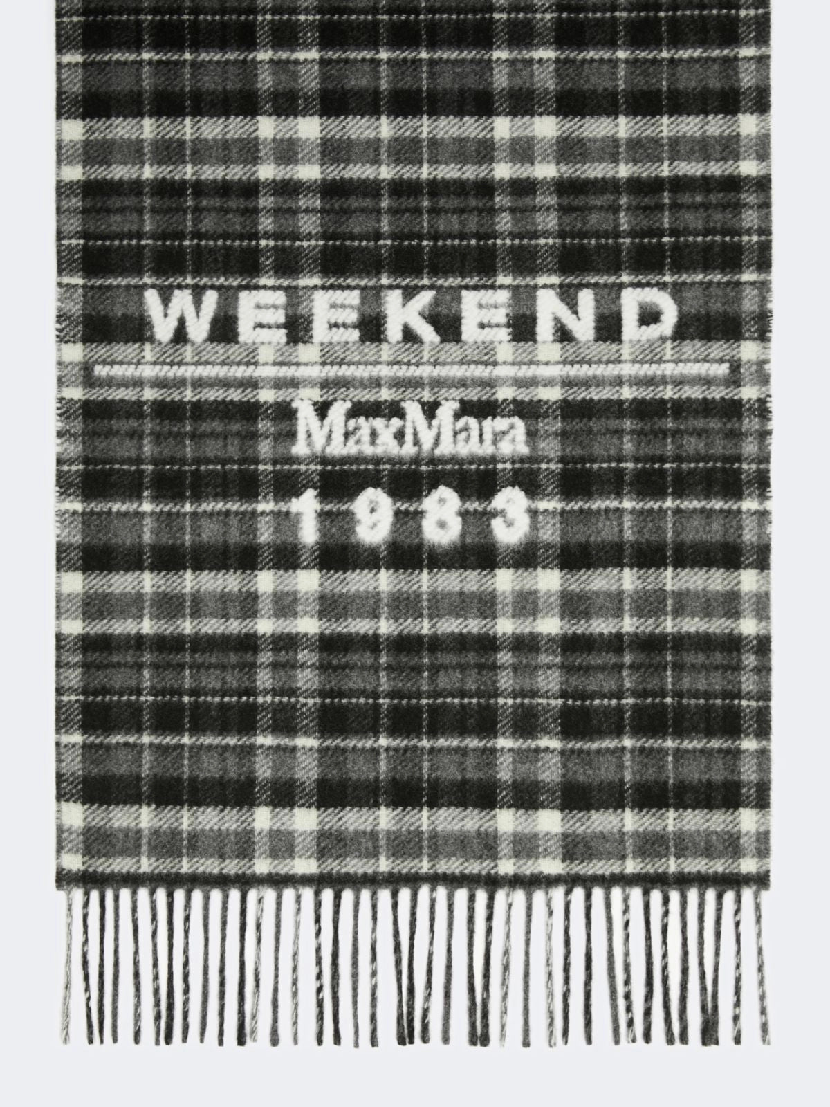 WEEKEND MAX MARA SCIARPA PAGELLA GRIGIO