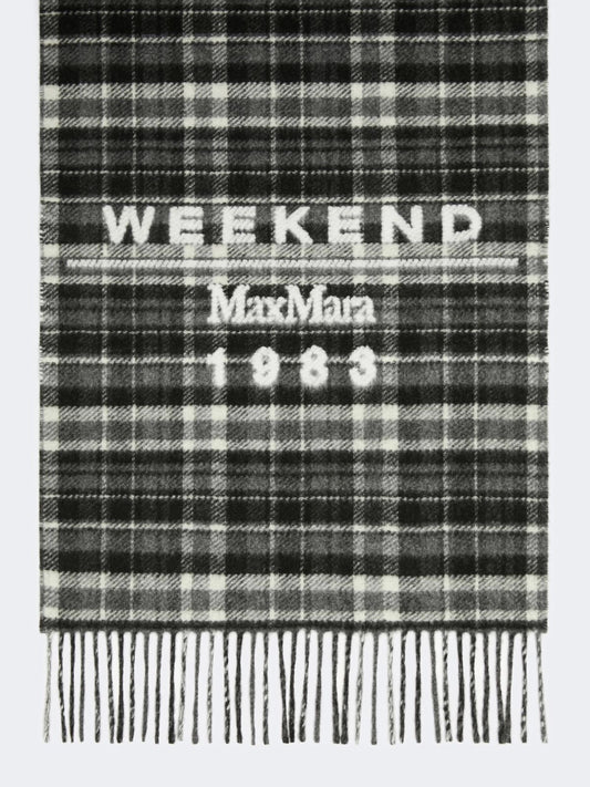 WEEKEND MAX MARA SCIARPA PAGELLA GRIGIO