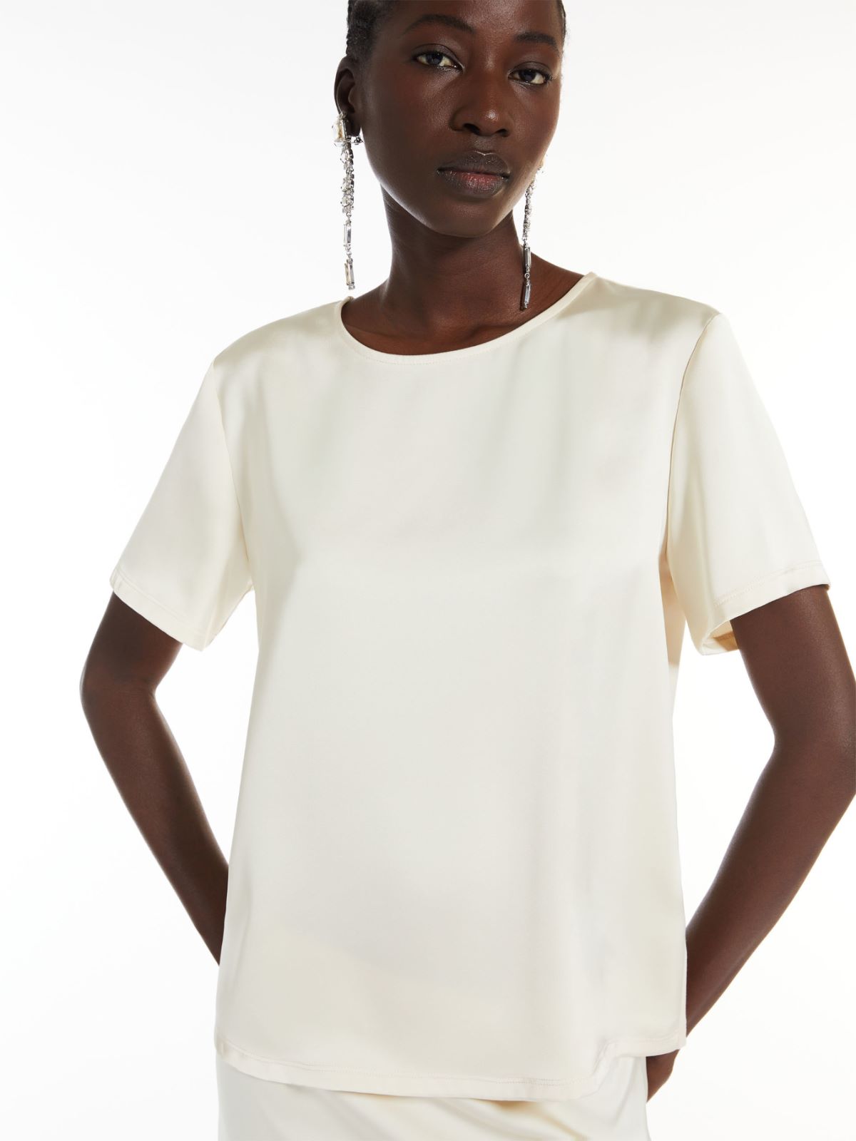 WEEKEND MAX MARA T-SHIRT GILBERT ECRU