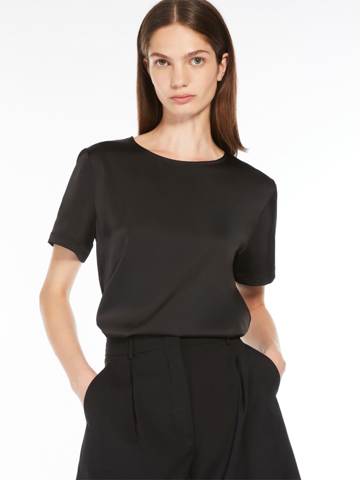 WEEKEND MAX MARA T-SHIRT GILBERT NERO