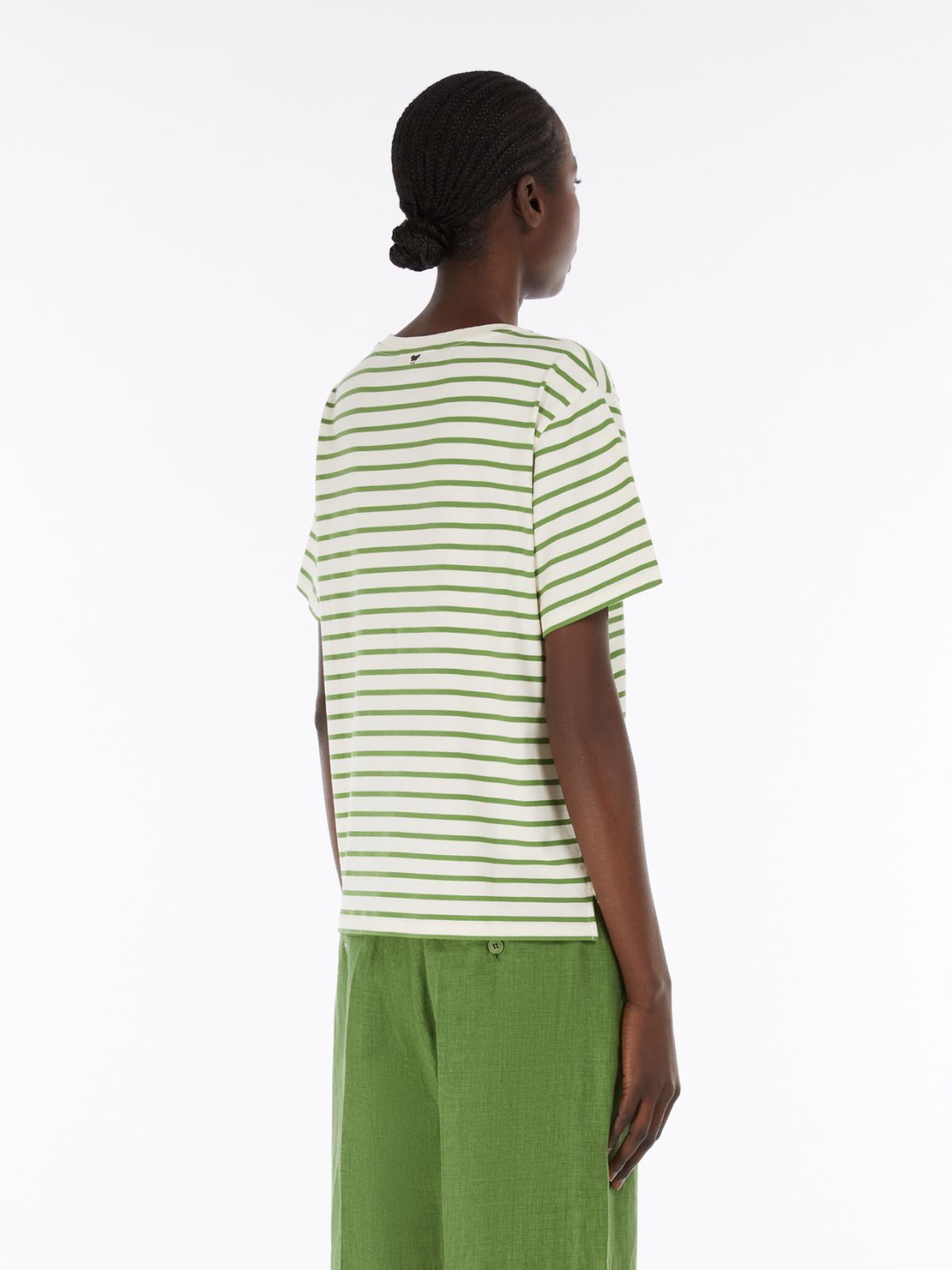 WEEKEND MAX MARA T-SHIRT OLGA RIGA VERDE