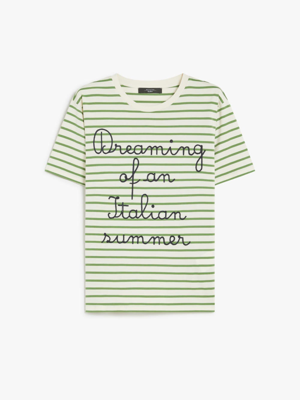 WEEKEND MAX MARA T-SHIRT OLGA RIGA VERDE