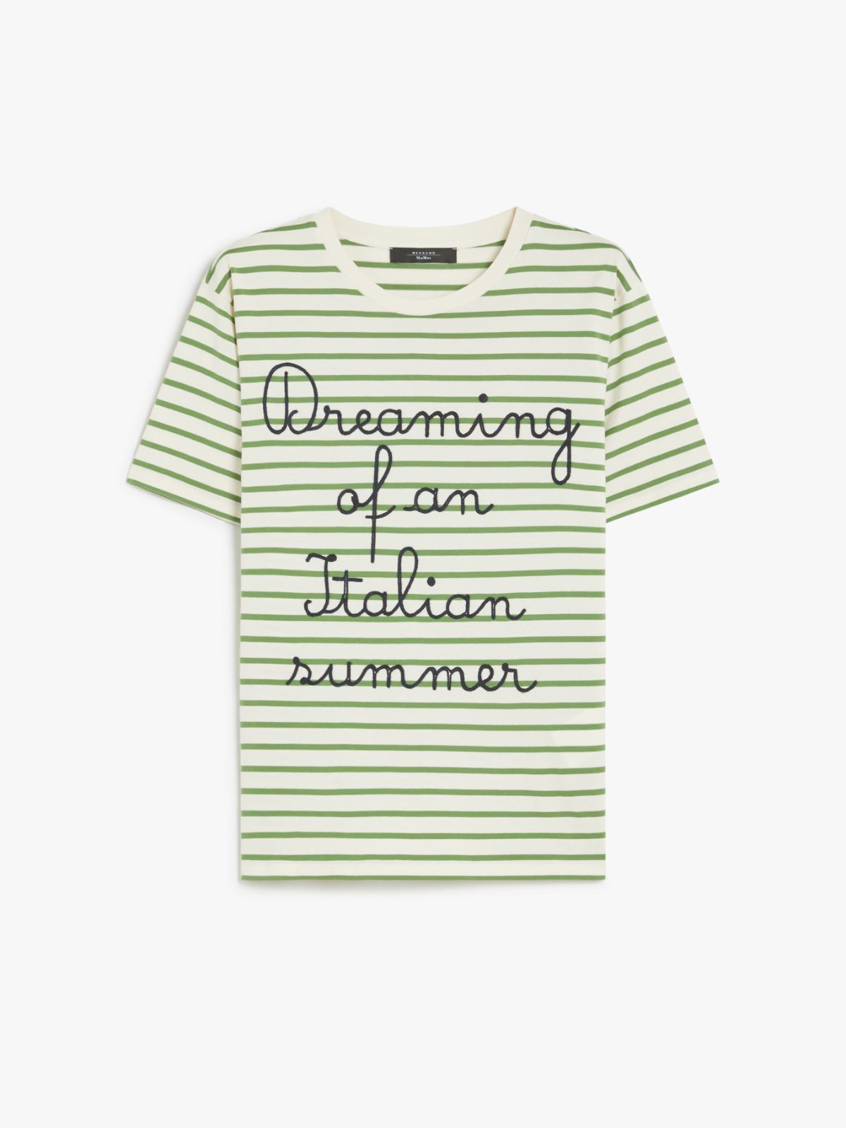 WEEKEND MAX MARA T-SHIRT OLGA RIGA VERDE