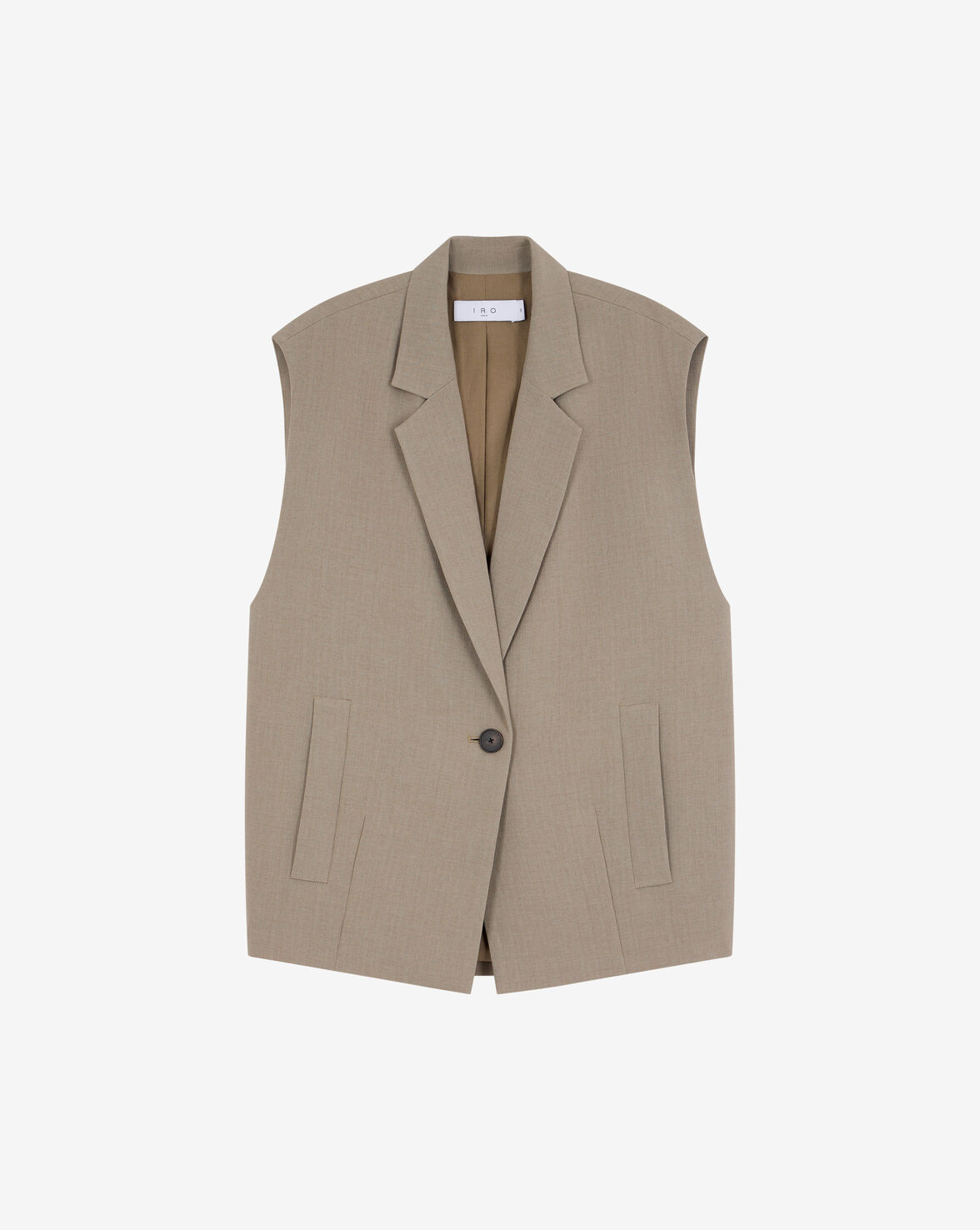 IRO GIACCA SOLEDAD OLIVE GREEN