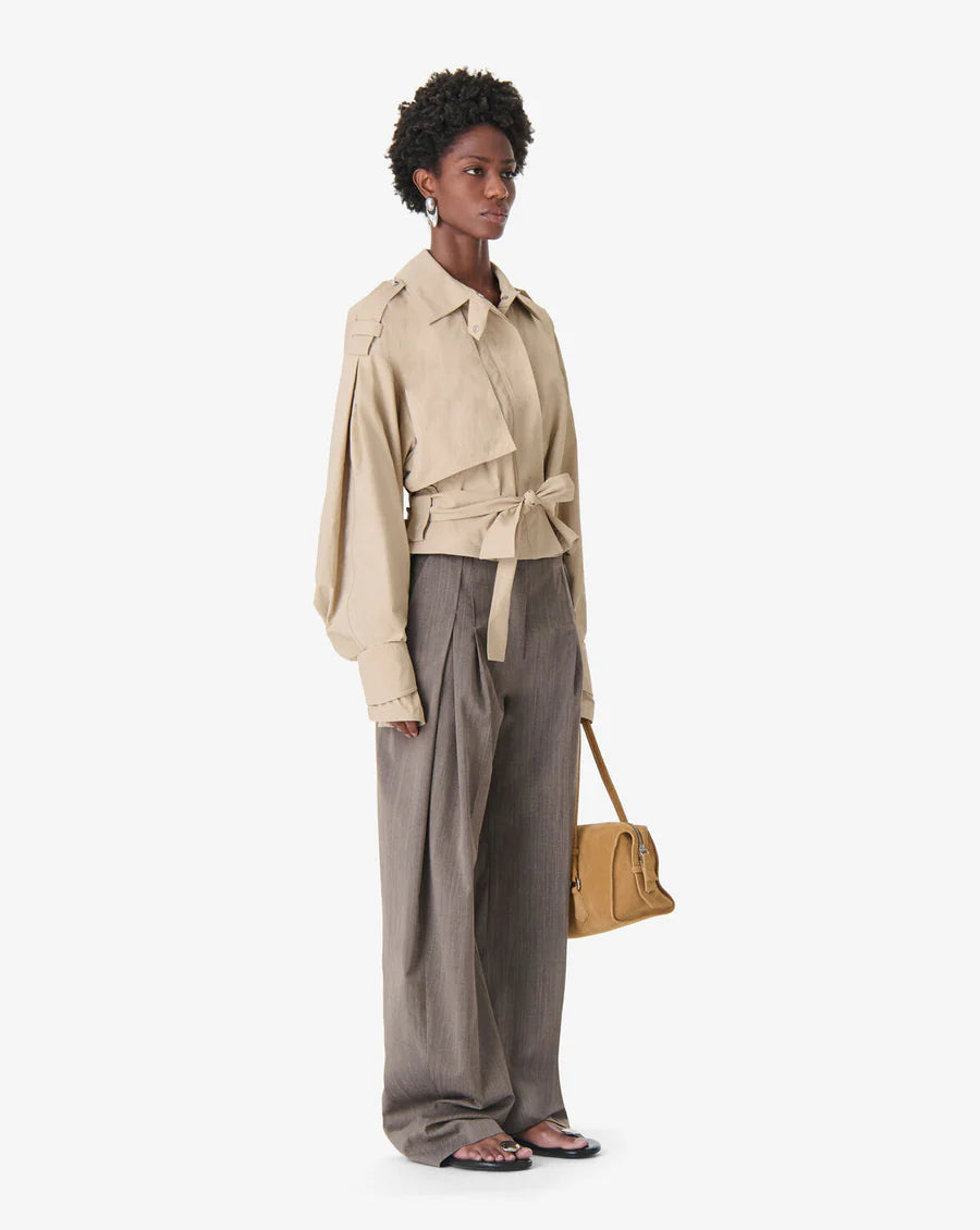 IRO GIACCA ZYNIA NODO BEIGE