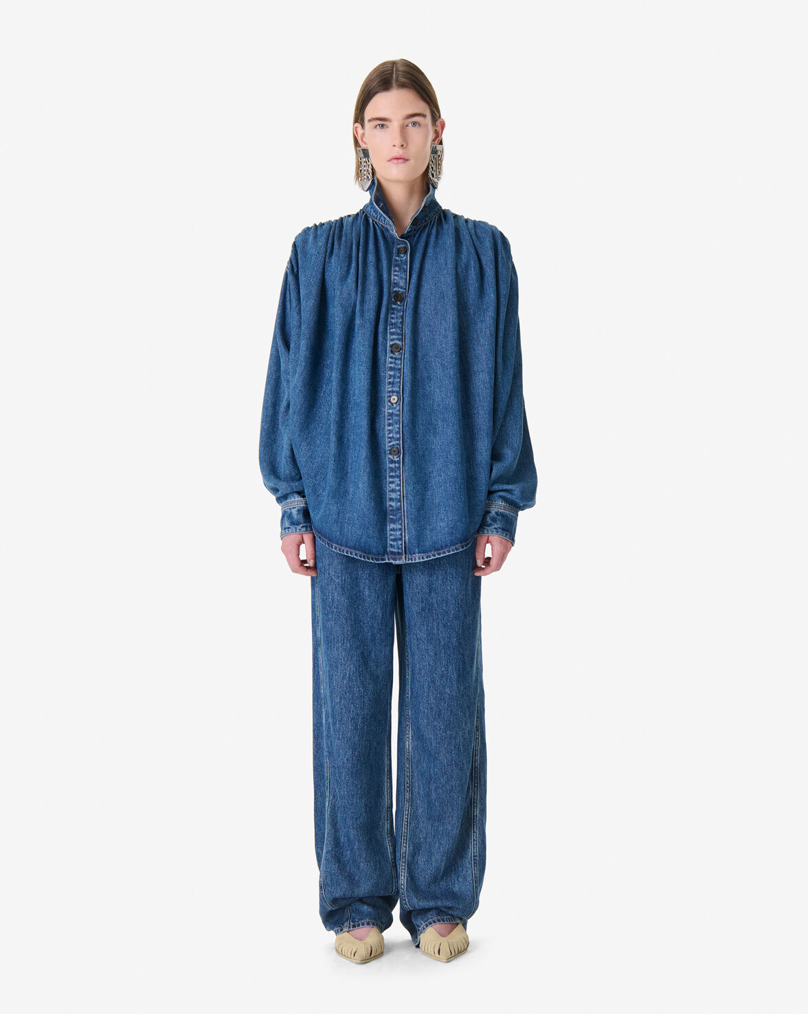 IRO CAMICIA JULIE DENIM BLUE