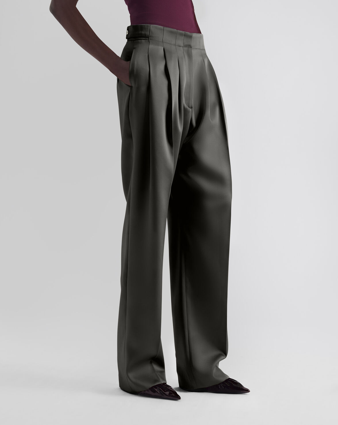IRO PANTALONE GRAPHITE