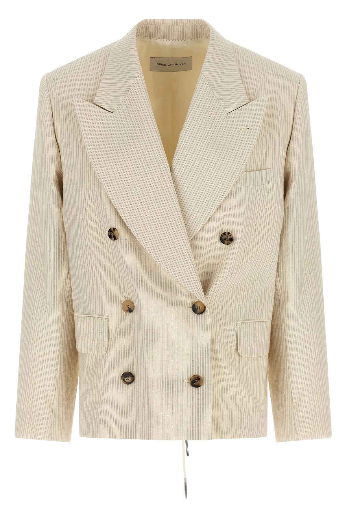 DRIES VAN NOTEN GIACCA BOSEA ECRU