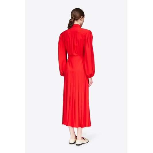 VIVETTA ABITO LUNGO ROSSO