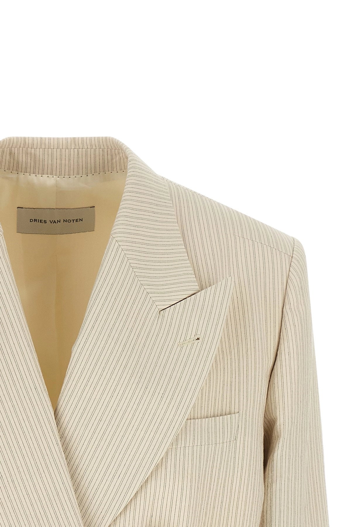 DRIES VAN NOTEN GIACCA BOSEA ECRU