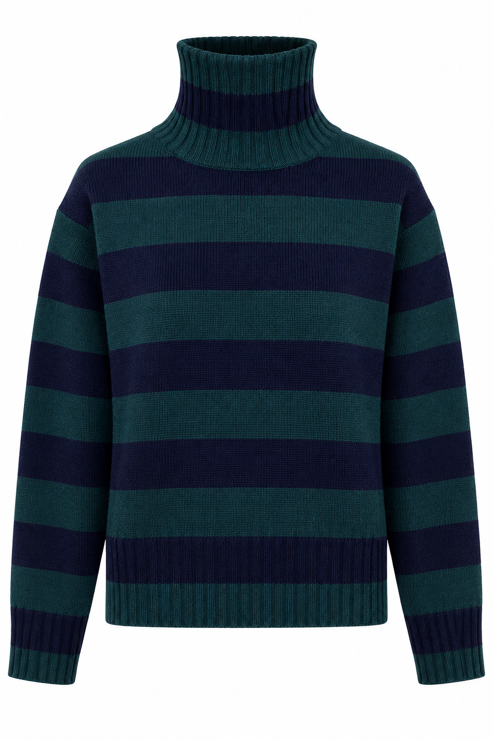 BE YOU MAGLIONE DOLCEVITA VERDE BLU