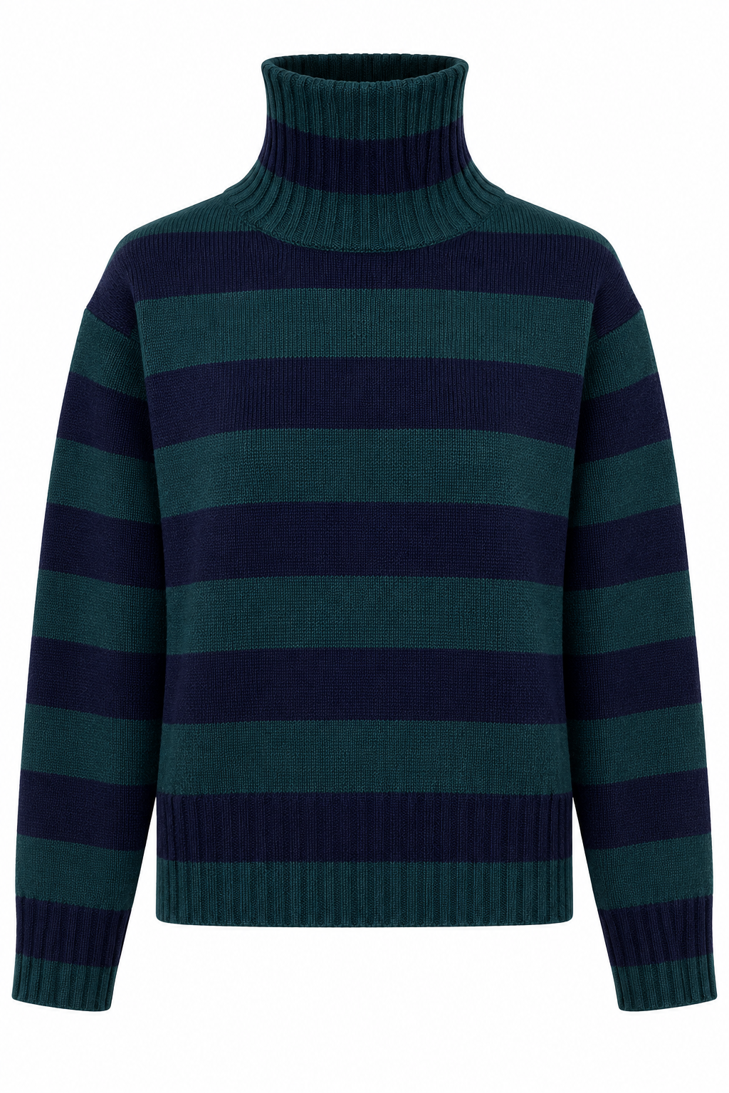 BE YOU MAGLIONE DOLCEVITA VERDE BLU