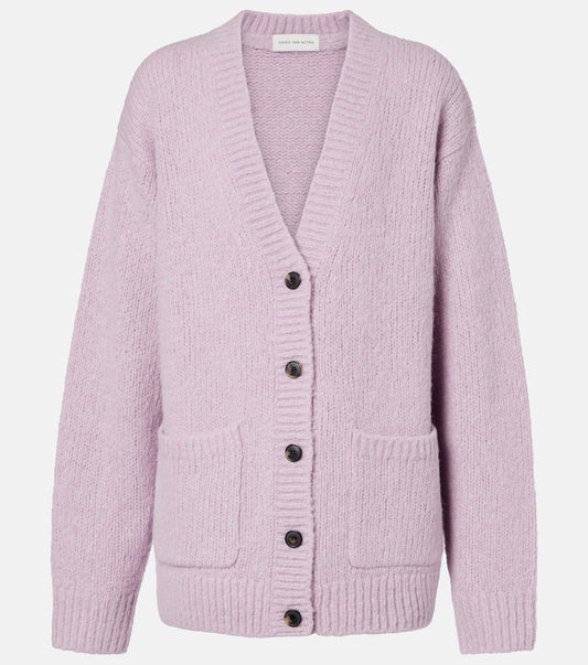 DRIES VAN NOTEN CARDIGAN TOKAS LILAC