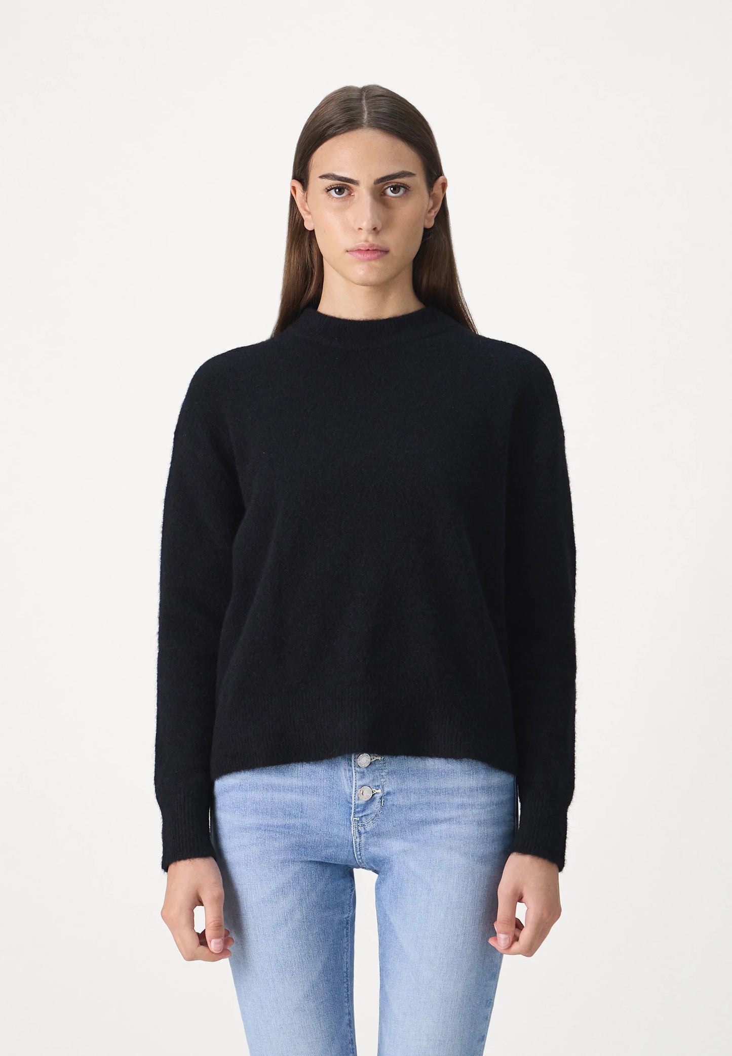 SAMSOE SAMSOE MAGLIONE ANOUR BLACK