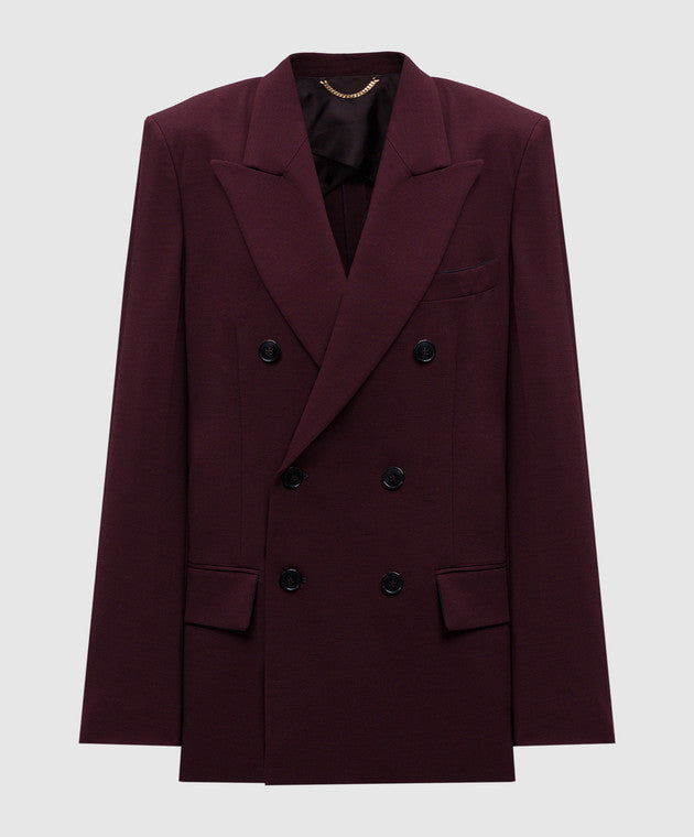 VICTORIA BECKHAM BLAZER BURGUNDY