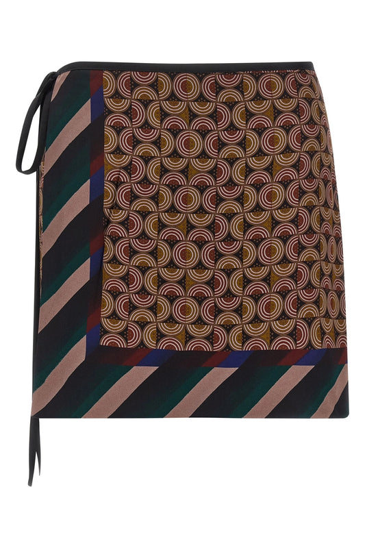 DRIES VAN NOTEN MINI GONNA GABRINAS