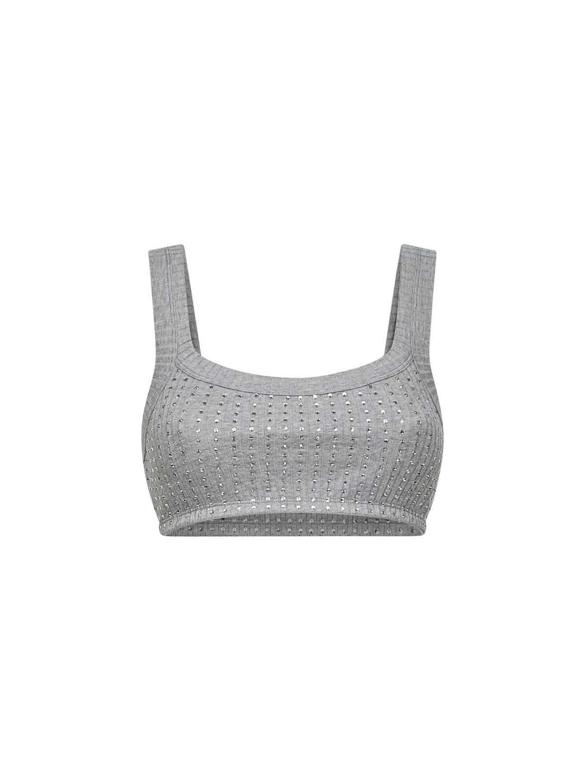 THE ATTICO BRA CRISTALLI GREY
