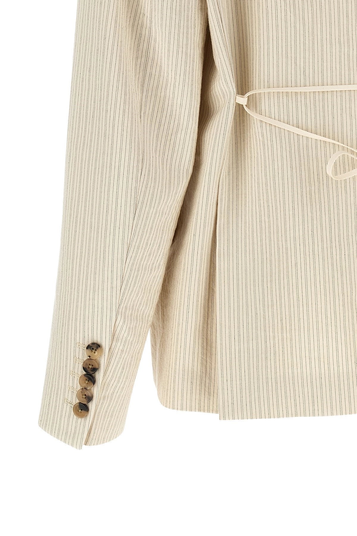 DRIES VAN NOTEN GIACCA BOSEA ECRU