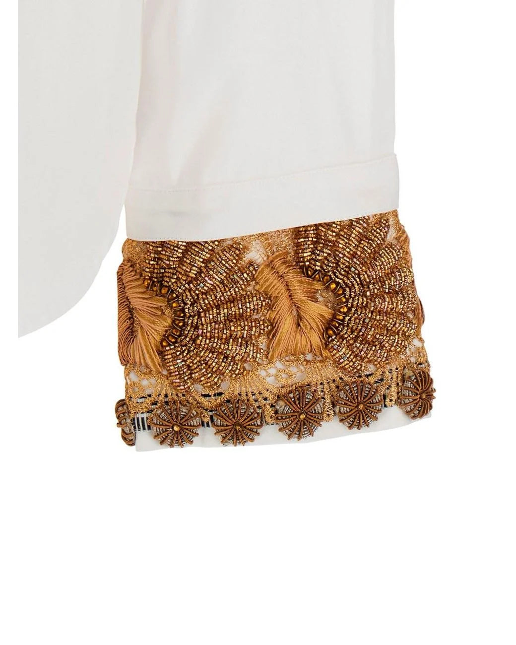 DRIES VAN NOTEN CAMICIA CHLORIS WHITE