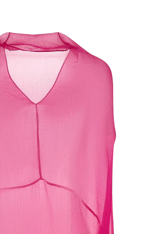 DRIES VAN NOTEN ABITO DUCY FUCHSIA