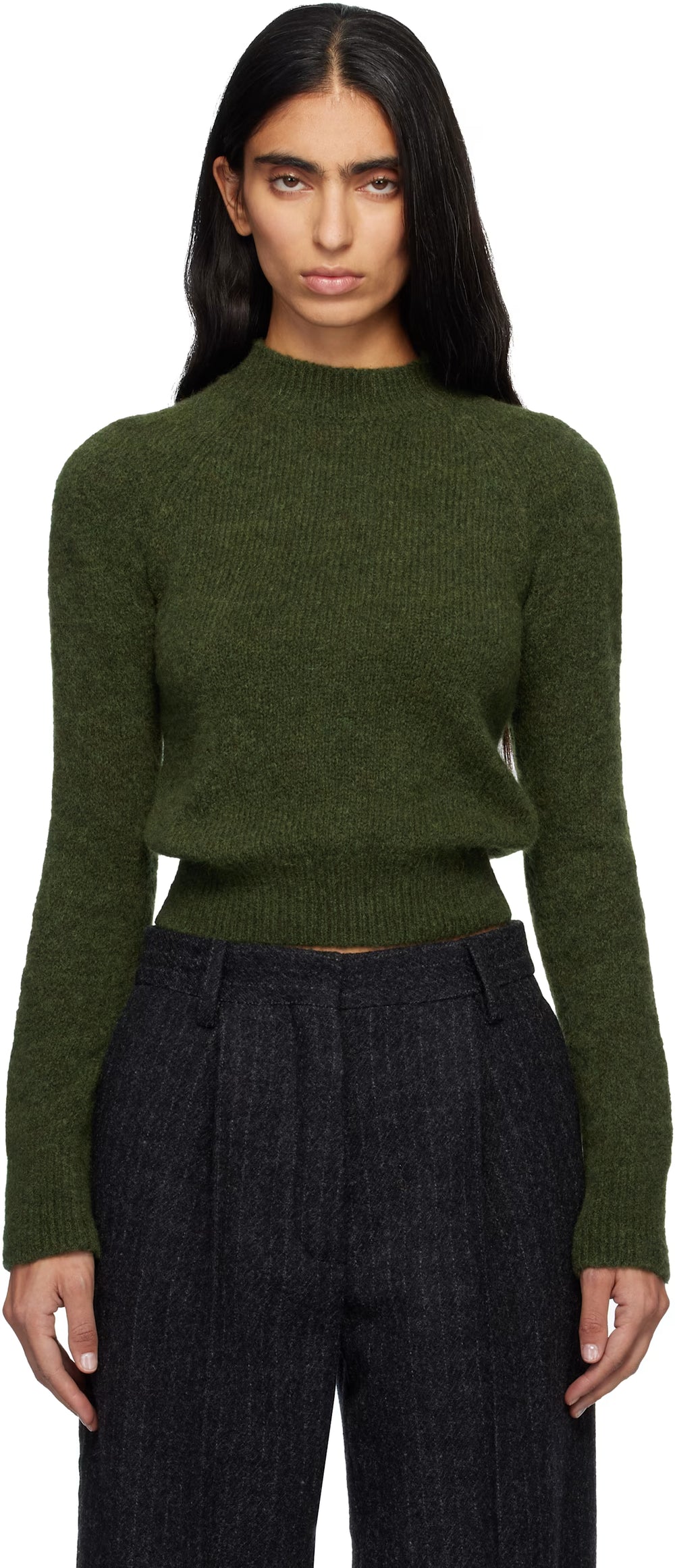DRIES VAN NOTEN MAGLIONE TEXAS GREEN