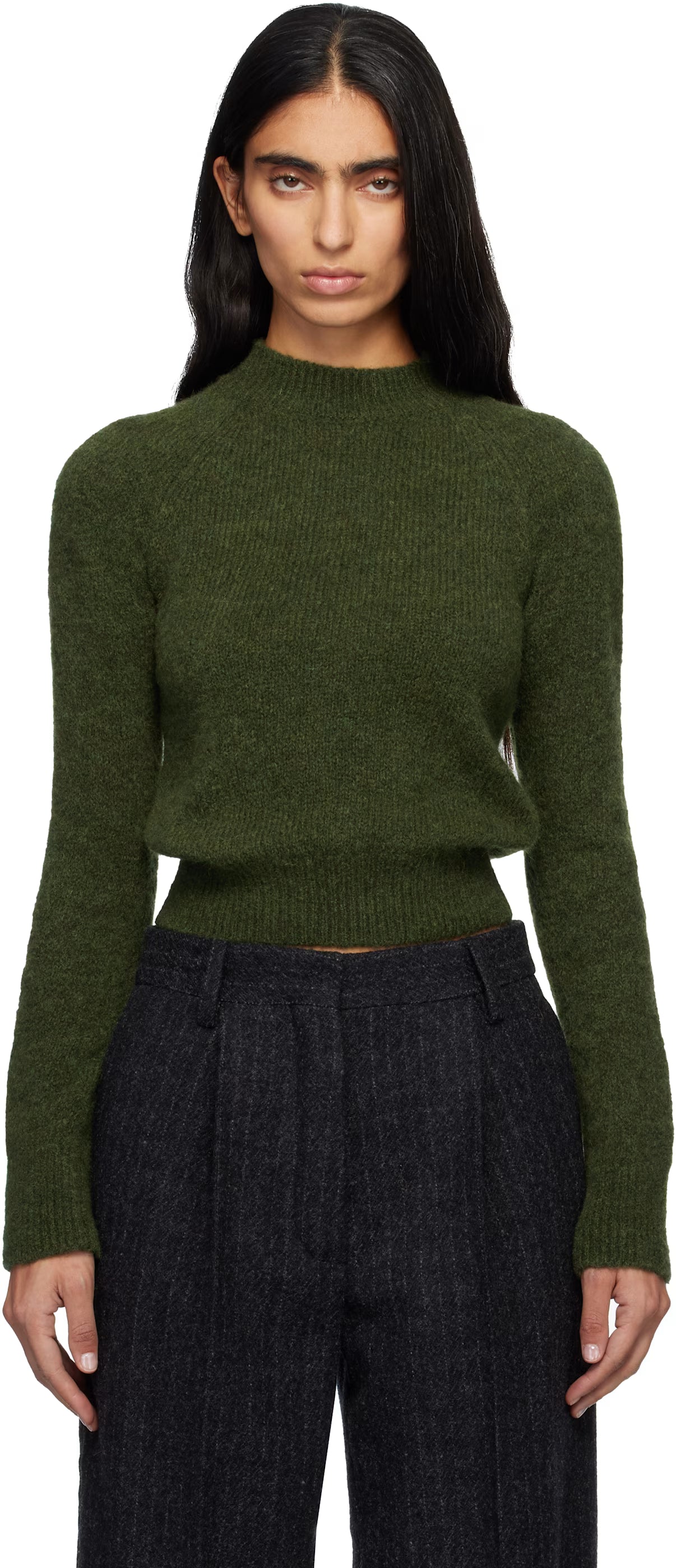 DRIES VAN NOTEN MAGLIONE TEXAS GREEN
