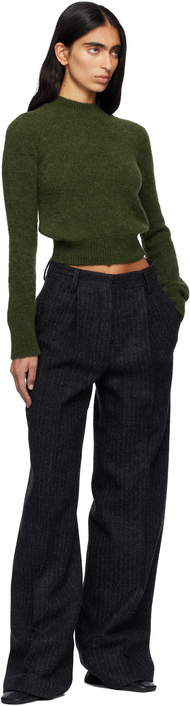 DRIES VAN NOTEN MAGLIONE TEXAS GREEN