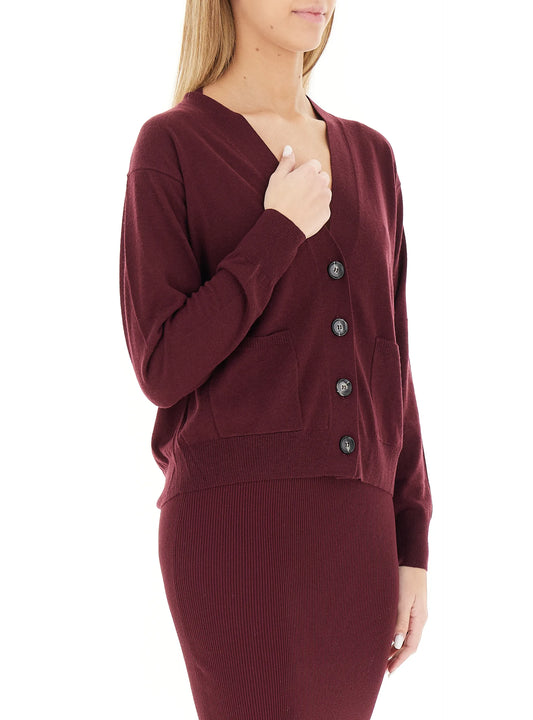 WEEKEND MAX MARA CARDIGAN UNITO BERRY