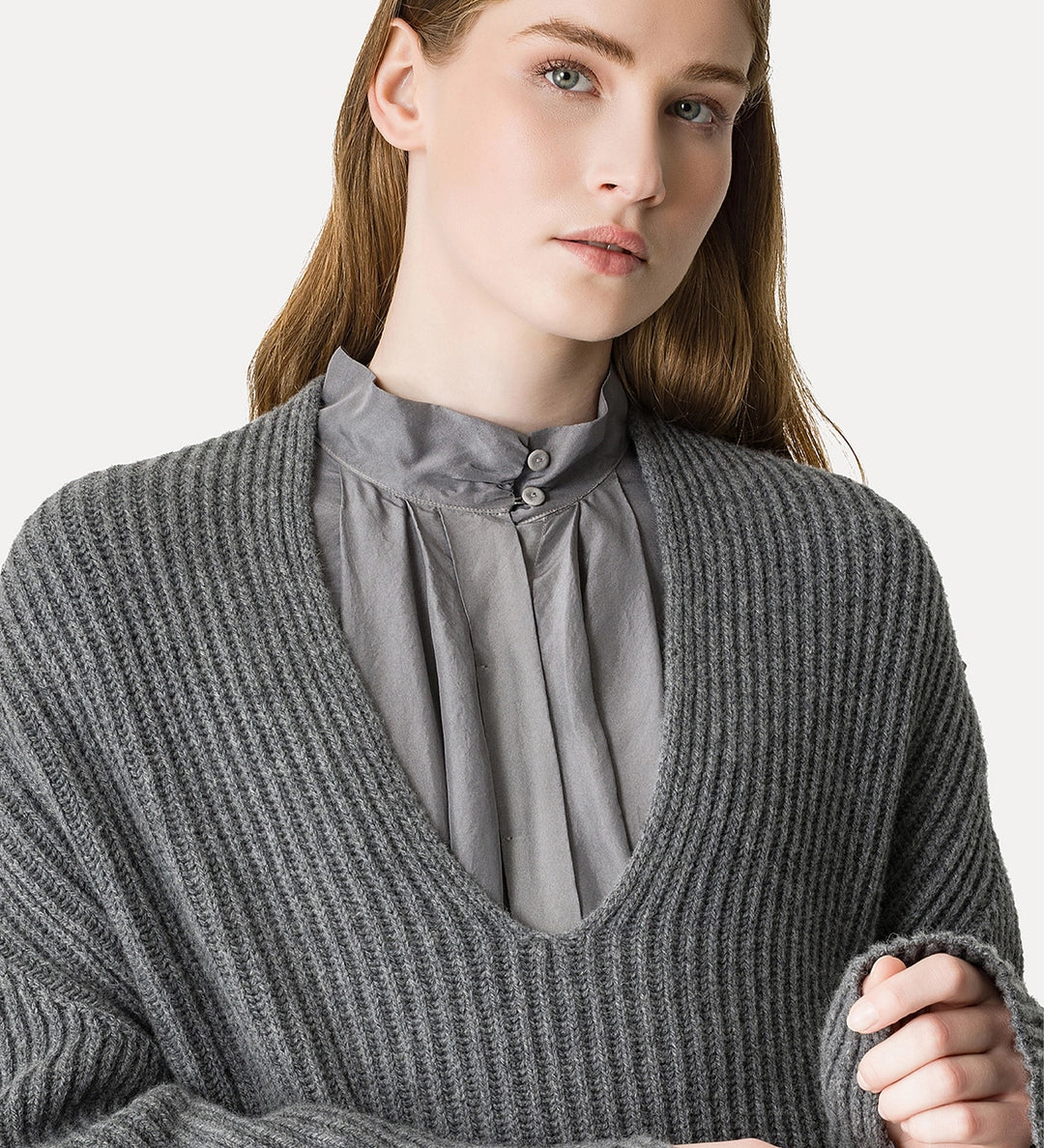 FORTE FORTE MAGLIONE GRIGIO